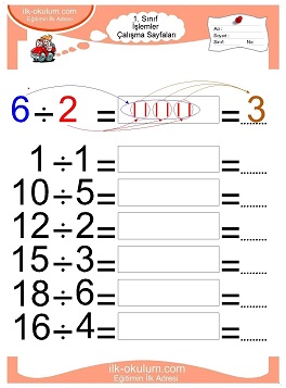 Çocuklar İçin toplam işlemi yaprak testleri 